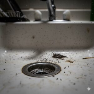 Hoe voorkom je een plaag van rioolvliegjes in je badkamer of keuken?